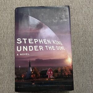 Stephen King Under the Dome Book 1st Edition Hardcover 2009 Purple Sci-Fi Horror
